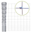 Kép 1/2 - Vadháló csavart ritka, 125 cm magas, 13 db vízszintes szállal és 15 cm függőleges osztással, 2/2,5 mm huzalvastagsággal, 50 m tekercsben. Erős és időjárásálló kivitel, saját gyártású minőség.