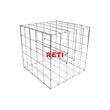 Kép 1/2 - Gabion Super 50 kosár, 500×500×500 mm, 100×100 mm osztás, 4,0 mm huzalvastagság