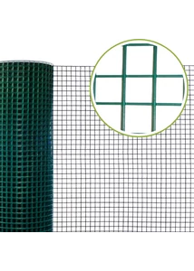 Ponthegesztett zöld tekercs 50cm, osztás:19x19mm, anyagvastagság: 1,1mm (5m) CZ