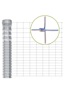 Vadháló csavart ritka, 115 cm magas, 12 db vízszintes szállal és 15 cm függőleges osztással, 2/2,5 mm huzalvastagsággal, 50 m tekercsben. Erős és időjárásálló kivitel, saját gyártású minőség.