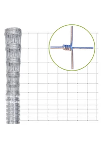 Vadháló csavart sűrű, 125 cm magas, 21 db vízszintes szállal és 15 cm függőleges osztással, 2/2,5 mm huzalvastagsággal, 50 m tekercsben. Erős és időjárásálló kivitel, saját gyártású minőség.