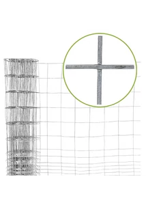 Vadháló ponthegesztett, magasság: 120cm, 12/15cm, anyagvastagság: 2mm, 70g/m2 feletti horganyzással, saját gyártású (50m)