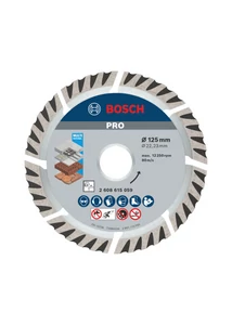 Bosch Pro MultiMaterial gyémánt vágókorong 125×22 mm
