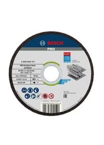 Bosch vágókorong fémhez és inoxhoz 125×1 mm (2608626113)