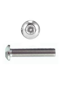 D-fejű belsőkulcsnyílású biztonsági csavar Tx40 M8×30 mm A2 rozsdamentes Torx csavar