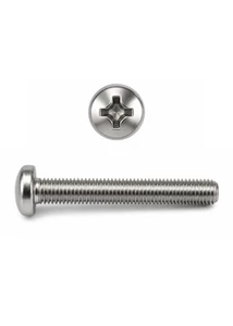 D-fejű kereszthornyos csavar M5x12 mm DIN7985 A2 termék fotó