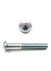 D-fejű belsőkulcsnyílású csavar M6×10 mm DIN7380-1 A2 rozsdamentes acél imbuszcsavar