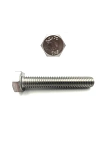 Hatlapfejű teljesmenetes csavar M12×80 mm DIN933 A4 saválló