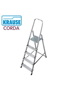 KRAUSE Corda háztartási létra 1x05 fokos – 5 fokos alumínium létra