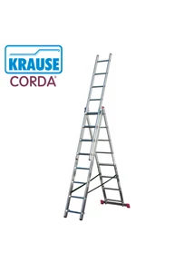 KRAUSE Corda 3x08 fokos alumínium sokcélú létra