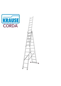 KRAUSE Corda 3x11 fokos sokcélú alumínium létra