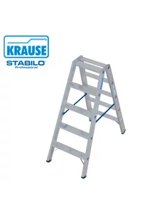 KRAUSE Stabilo két oldalon járható alumínium létra 2x5 fokos