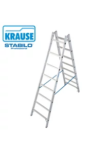 KRAUSE Stabilo két oldalon járható alumínium létra 2x8 fokos