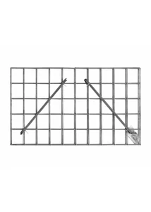 Gabion Super 100 kosár, 1000×500×500 mm, 100×100 mm rácsosztás, 4,0 mm huzalvastagság