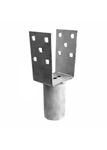 Talajcsavar adapter 100×100 mm méretben, fém kivitelben