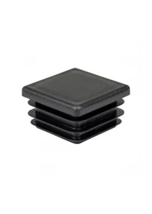15×15 mm fekete zártszelvénydugó