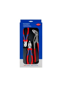 KNIPEX mechanikai fogókészlet – 3 részes: kombinált fogó, Cobra® vízpumpafogó, oldalcsípőfogó