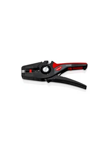 KNIPEX PreciStrip16 automata kábelcsupaszító, ergonomikus markolattal, 0,08–16 mm² vezetékekhez, német gyártmány, profi villanyszerelő szerszám
