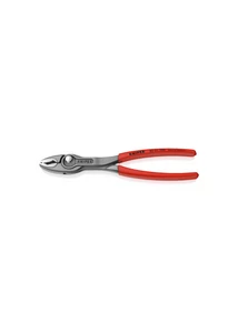 KNIPEX TwinGrip® kombinált homlok- és oldalharapó fogó 200 mm – szürkére foszfátozott fej, csúszásmentes markolat, precíziós szerszám