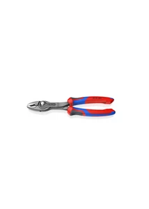 KNIPEX TwinGrip kombinált fogó 200 mm – homlok- és oldalharapó funkcióval, 82 02 200