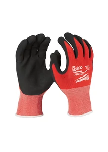 Milwaukee munkavédelmi kesztyű vágásbiztos dupla nitril L 9 csomag kód 4932471615