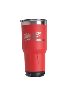 Milwaukee PACKOUT Tumbler 887 ml – piros, tartós és hordozható