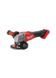 Milwaukee M18 FUEL™ M18FSAG125XB-0X 125 mm sarokcsiszoló fékező funkcióval, csúsztatható kapcsolóval, akku nélkül, kofferben