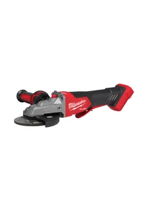 Milwaukee M18 FUEL™ M18FSAGF125XPDB-0X 125 mm laposfejű sarokcsiszoló fékező funkcióval, hosszú alsó kapcsolóval, akku nélkül, kofferben