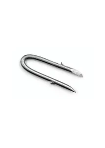 Szakállas horganyzott U-szög 3,8×40 mm
