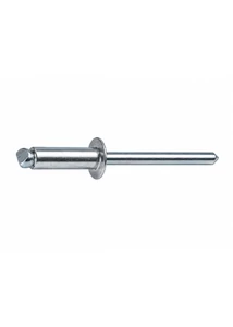Acél-acél félgömbfejű nyitott popszegecs SST 5,9x12 mm