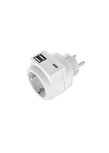 UltraTech USB-s dugaszoló aljzat hálózati és USB töltéssel