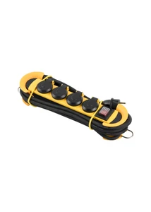 UltraTech 4-es elosztó 5 m H07RN-F kapcsolós IP44 földelt
