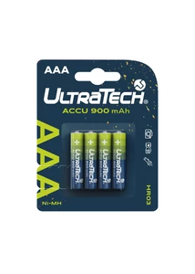 UltraTech AAA 900mAh Ni-MH tölthető elem 4db