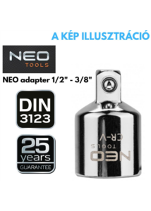 NEO adapter 1/2"- 3/8" /25 év Garancia!