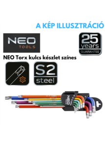 NEO Torx kulcs készlet színes / 25 év Garancia!