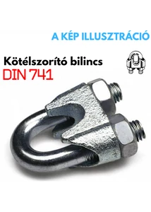 Kötélszorító bilincs DIN741 12mm