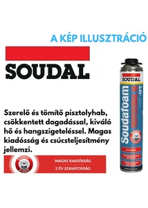 Soudal Soudafoam Professional pisztolyhab 750ml