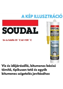 Soudal zsindelyragasztó 300ml