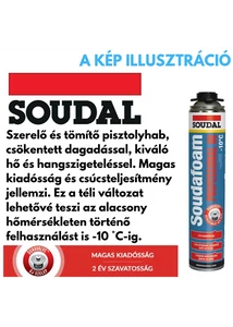 Soudal Soudafoam Professional TÉLI -10fok 750ml