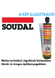 Soudal vegyi dübel Soudafix VE400-SF/280 ml