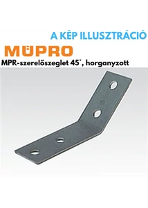 Müpro MPR szerelő szeglet 45-fok 41/21-41/124 profilhoz, horganyzott