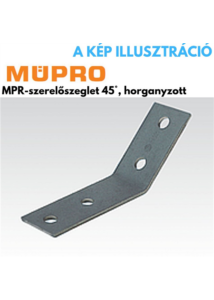 MÜPRO MPR- szerelő szeglet 45-fok 41/21-41/124 profilhoz, horganyzott