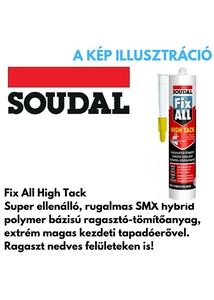 Soudal Fix-All High Tack ragasztó fehér 290ml