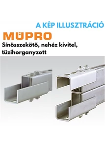 Müpro MPC sínösszekötő 27/18–28/30 profilhoz horganyzott