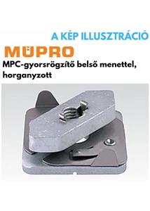 Müpro MPC gyorsrögzítő belső menettel M8 27/18–28/30 profilhoz horganyzott