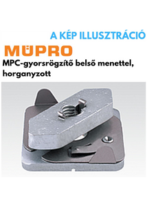 MÜPRO MPC gyorsrögzítő belsőmenettel M8 27/18-28/30 profilhoz