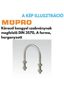 Müpro köracél kengyel DIN 3570 61 mm horganyzott