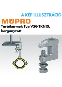 MÜPRO függesztő kapocs 9mm, 3-18mm