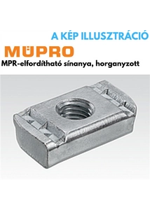 MÜPRO MPR-elfordítható sínanya M12