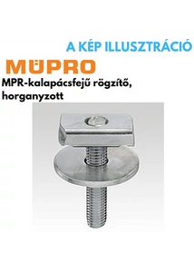 Müpro MPR kalapácsfejű rögzítő M10×35 41/21, 41/124 profilhoz horganyzott
